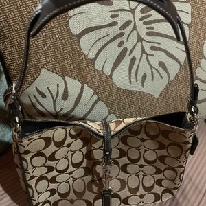 Vintage monogram Coach purse